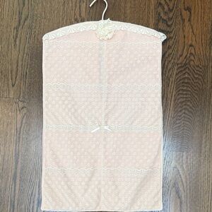Vintage Charming Cream Lace Baby Diaper Hanging Storage Bag nursery
